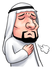 Handsome Uncle from Middle East sticker #10978221