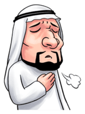Handsome Uncle from Middle East sticker #10978221