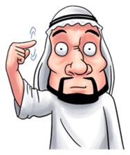 Handsome Uncle from Middle East sticker #10978222