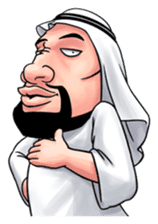 Handsome Uncle from Middle East sticker #10978223