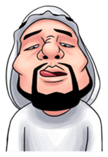 Handsome Uncle from Middle East sticker #10978226