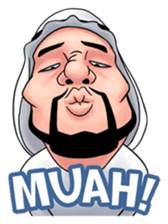 Handsome Uncle from Middle East sticker #10978227