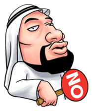 Handsome Uncle from Middle East sticker #10978229