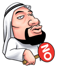 Handsome Uncle from Middle East sticker #10978229