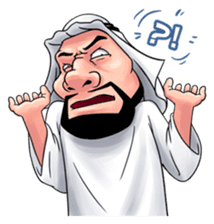 Handsome Uncle from Middle East sticker #10978230