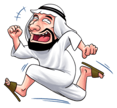 Handsome Uncle from Middle East sticker #10978232