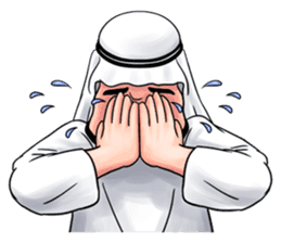 Handsome Uncle from Middle East sticker #10978233