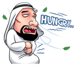 Handsome Uncle from Middle East sticker #10978234