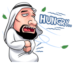 Handsome Uncle from Middle East sticker #10978234