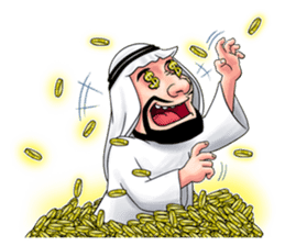 Handsome Uncle from Middle East sticker #10978237