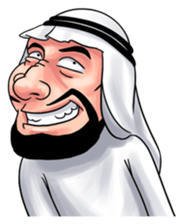 Handsome Uncle from Middle East sticker #10978239