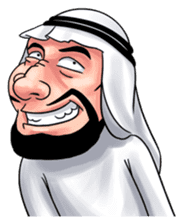 Handsome Uncle from Middle East sticker #10978239
