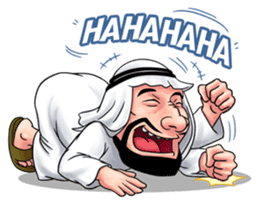 Handsome Uncle from Middle East sticker #10978240