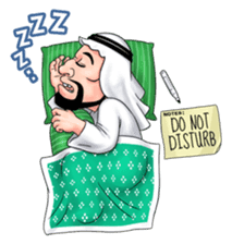 Handsome Uncle from Middle East sticker #10978243