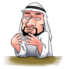 Handsome Uncle from Middle East sticker #10978244