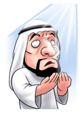 Handsome Uncle from Middle East sticker #10978245