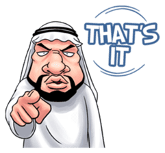 Handsome Uncle from Middle East sticker #10978246
