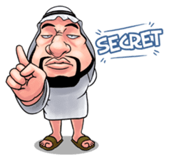 Handsome Uncle from Middle East sticker #10978247