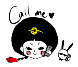 Kong and sunglasses rabbit. sticker #10978652