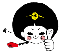 Kong and sunglasses rabbit. sticker #10978658