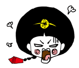 Kong and sunglasses rabbit. sticker #10978674