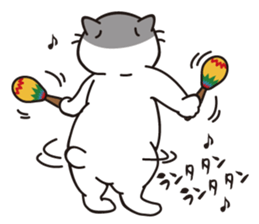 OBAKAWA cat C'eC 7 Let's play together sticker #10979502