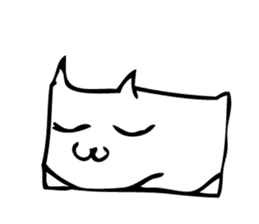 Tha Square cat sticker #10979615