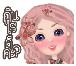 Lucy Vintage Girl sticker #10980510