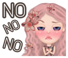 Lucy Vintage Girl sticker #10980532