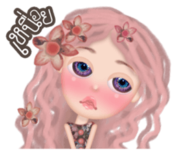 Lucy Vintage Girl sticker #10980543