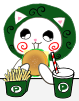 Dish of PE sticker #10980721