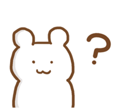 A fried prawn and a bear and sheep sticker #10980808