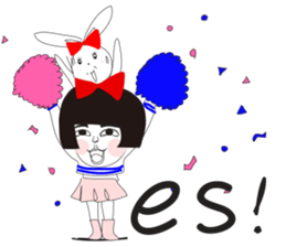 Naughty NANAKO- CAN'T Keep My Mouth Shut sticker #10981298