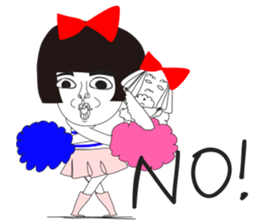 Naughty NANAKO- CAN'T Keep My Mouth Shut sticker #10981302