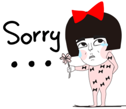 Naughty NANAKO- CAN'T Keep My Mouth Shut sticker #10981316