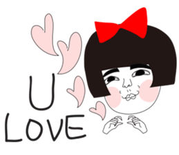 Naughty NANAKO- CAN'T Keep My Mouth Shut sticker #10981320