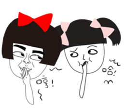 Naughty NANAKO- CAN'T Keep My Mouth Shut sticker #10981328