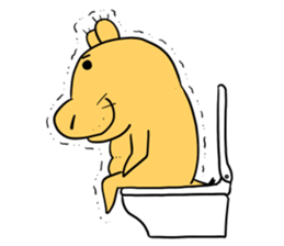 Hippo Popo sticker #10981503