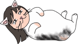 Cat Human! sticker #10981558