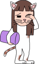 Cat Human! sticker #10981564