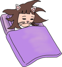 Cat Human! sticker #10981565