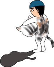 Cat Human! sticker #10981583