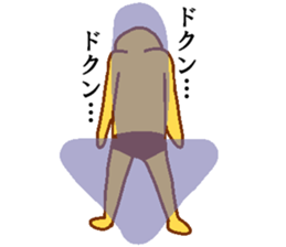 Weirdo festival yellow man sticker #10981769