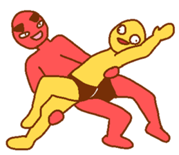 Weirdo festival yellow man sticker #10981775