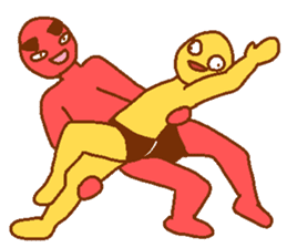 Weirdo festival yellow man sticker #10981775