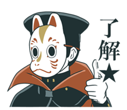 Girl and Foxman 2 sticker #10982226