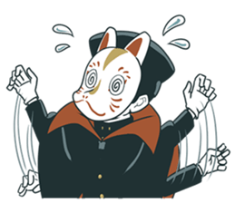 Girl and Foxman 2 sticker #10982239