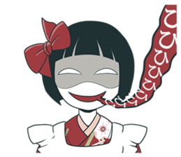 Girl and Foxman 2 sticker #10982261