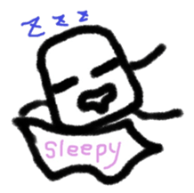 Afro-chan with friends sticker #10982476