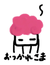 Afro-chan with friends sticker #10982487